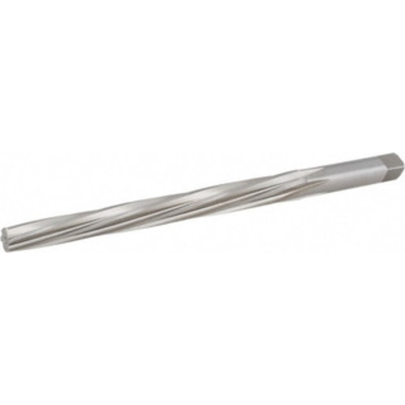 Hertel #7 Pin, 0.422 Diam, 0.3297 Small End, 13/32 Diam Straight Shank, 4-7/16 Flute, Taper Pin Reamer Spiral Flute, 6-5/16 OAL, Left Hand Spiral, Right Hand Cut, 6 Flutes, High Speed Steel 72402076 – 30163216