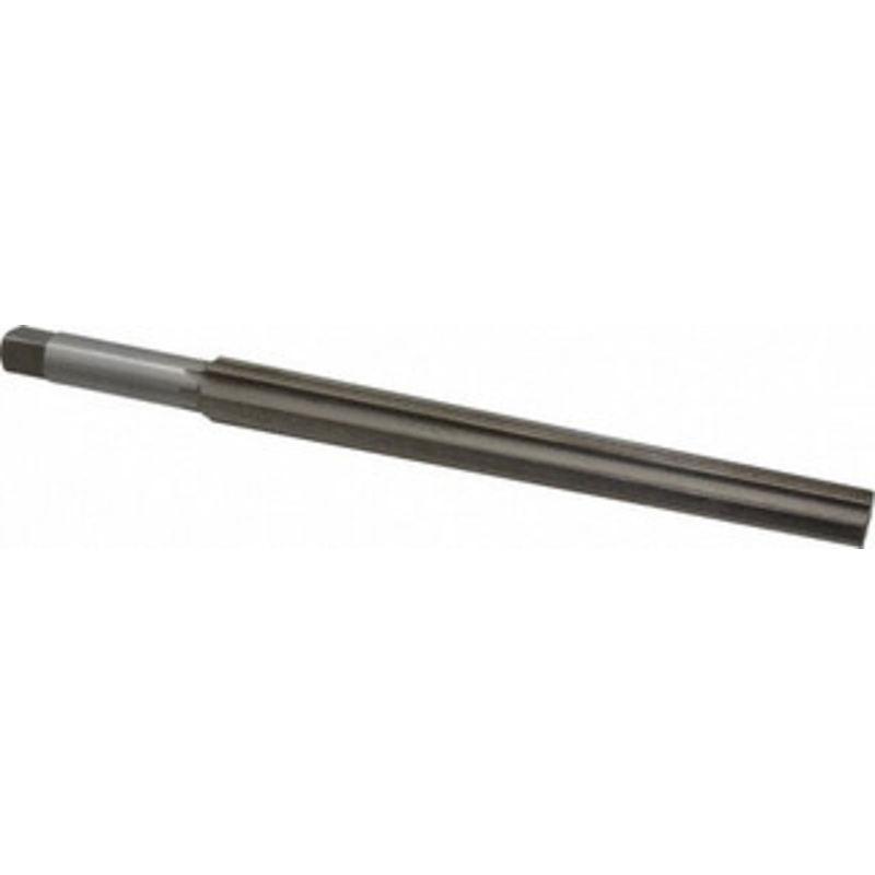 Value Collection #11 Pin, 0.878 Diam, 0.706 Small End, 3/4 Diam Straight Shank, 8-1/4 Flute, Taper Pin Reamer Straight Flute, 11-1/4 OAL, Right Hand Cut, High Speed Steel SM24N11 – 02401115