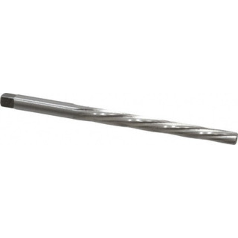 Value Collection #4 Pin, 0.2604 Diam, 0.2071 Small End, 17/64 Diam Straight Shank, 2-9/16 Flute, Taper Pin Reamer Spiral Flute, 4-1/16 OAL, Left Hand Spiral, Right Hand Cut, High Speed Steel SM25N04 – 02402048