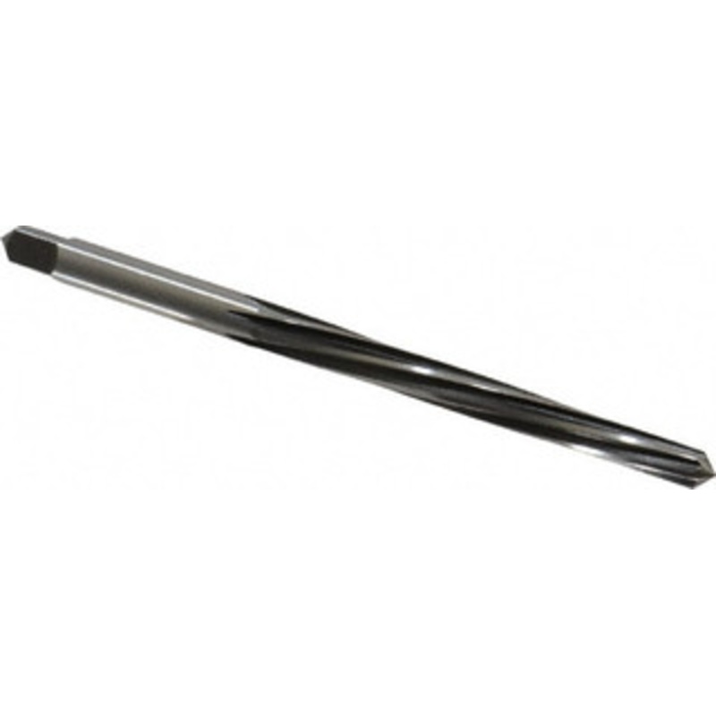Cleveland Twist Drill #4 Pin, 0.2604 Diam, 0.2071 Small End, 17/64 Diam Straight Shank, 2-9/16 Flute, Taper Pin Reamer Spiral Flute, 4-1/16 OAL, Left Hand Spiral, Right Hand Cut, High Speed Steel C24280 – 63748040