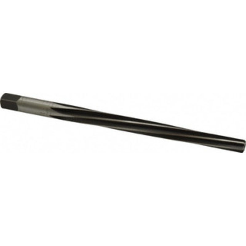 Cleveland Twist Drill #6 Pin, 0.354 Diam, 0.2773 Small End, 23/64 Diam Straight Shank, 3-11/16 Flute, Taper Pin Reamer Spiral Flute, 5-7/16 OAL, Left Hand Spiral, Right Hand Cut, High Speed Steel C24282 – 63748065