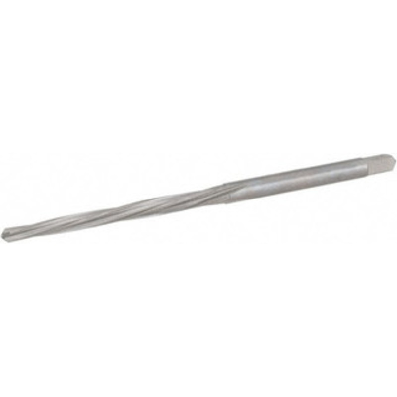 Hertel #7/0 Pin, 0.0666 Diam, 0.0497 Small End, 5/64 Diam Straight Shank, 13/16 Flute, Taper Pin Reamer Spiral Flute, 1-13/16 OAL, Left Hand Spiral, Right Hand Cut, 4 Flutes, High Speed Steel 72401946 – 30163083