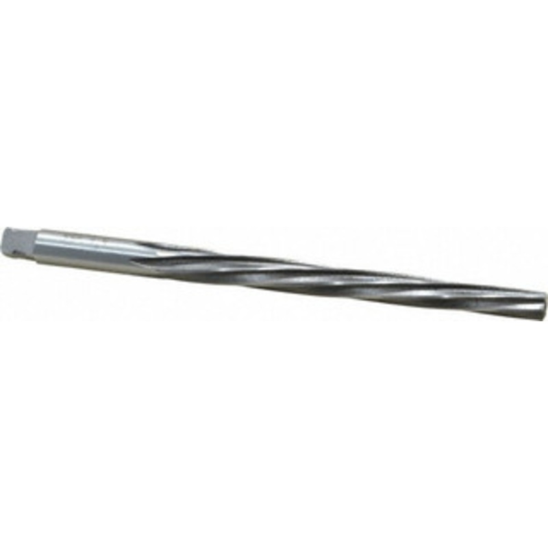Value Collection #6 Pin, 0.354 Diam, 0.2773 Small End, 23/64 Diam Straight Shank, 3-11/16 Flute, Taper Pin Reamer Spiral Flute, 5-7/16 OAL, Left Hand Spiral, Right Hand Cut, High Speed Steel SM25N06 – 02402063