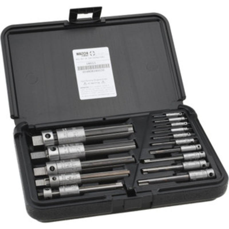 Walton Tools #4 to 1 Tap Extractor Set 3, 4 Flutes, 15 Pieces 18015 – 05025150