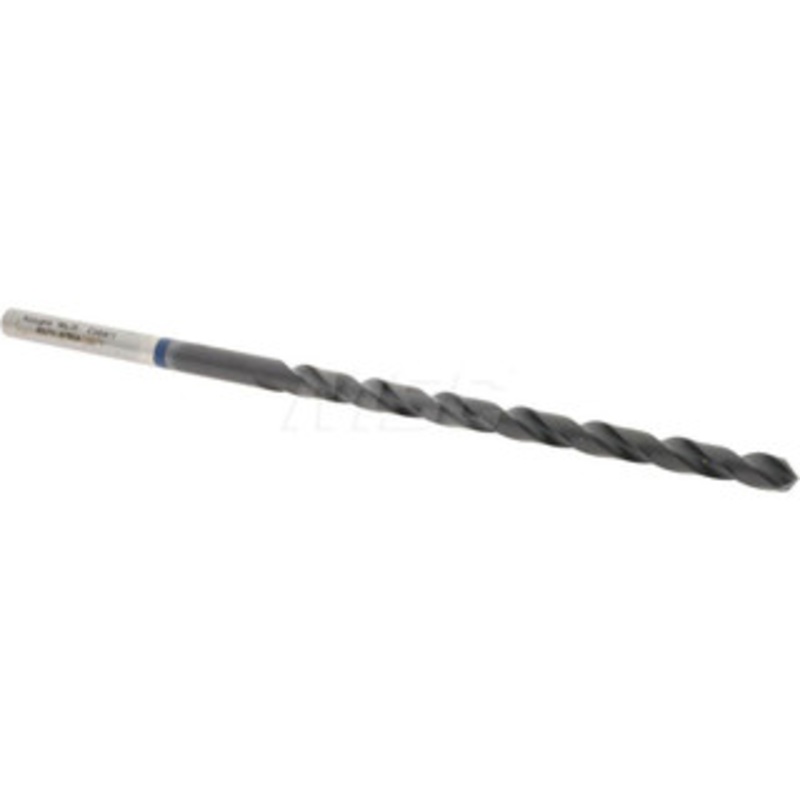 Accupro #15 118 Spiral Flute Vanadium High Speed Steel Taper Length Drill Bit TiAlN Finish, 82mm Flute Length, 126mm OAL, Faceted Point, Straight Shank 1BT0457-AC – 05494877