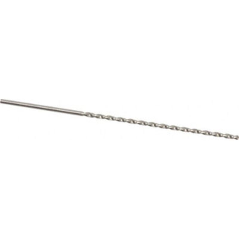 Accupro #53 130 Parabolic Flute Vanadium High Speed Steel Taper Length Drill Bit Bright Finish, 1-31/32 Flute Length, 3 OAL, Split Point, Straight Shank 1100152-AC – 45769288