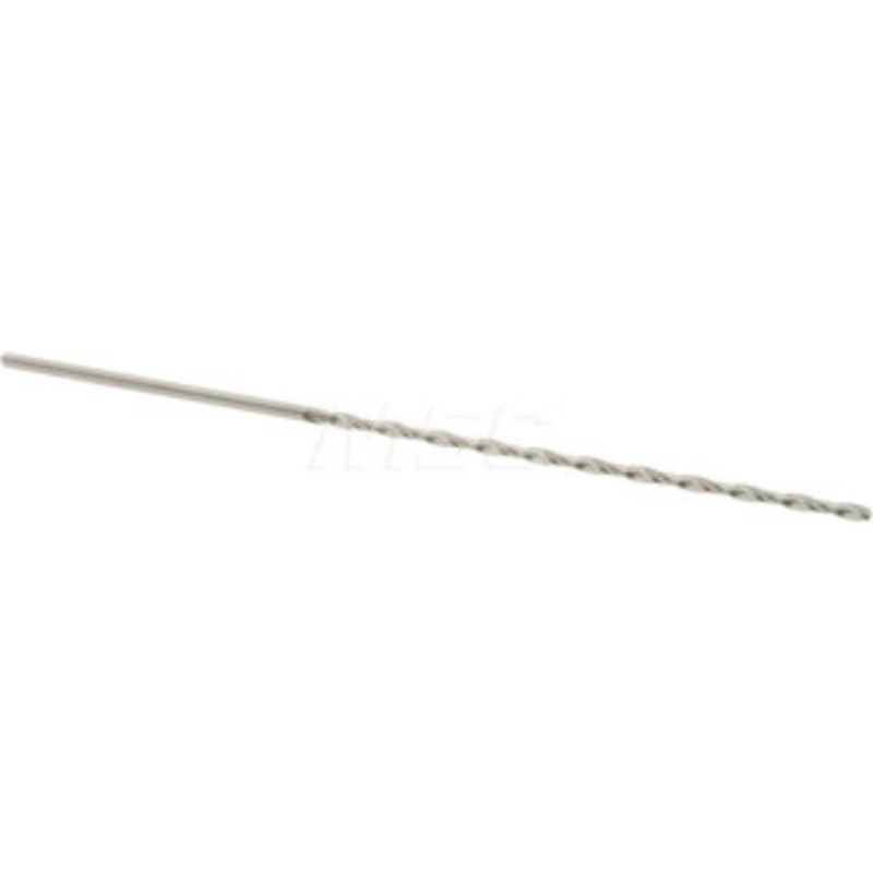 Accupro #58 130 Parabolic Flute Vanadium High Speed Steel Taper Length Drill Bit Bright Finish, 1-15/32 Flute Length, 2-3/8 OAL, Standard Point, Straight Shank 1100107-AC – 45769239