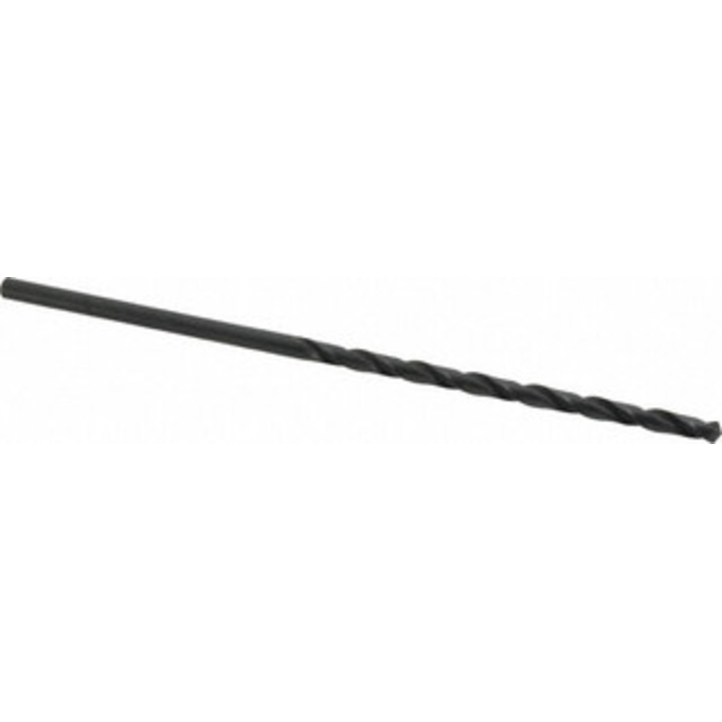 Cleveland Twist Drill #16 118 Spiral Flute High Speed Steel Taper Length Drill Bit Oxide Finish, 3-3/8 Flute Length, 5-3/4 OAL, Standard Point, Straight Shank, Series 2510 C08699 – 63725162