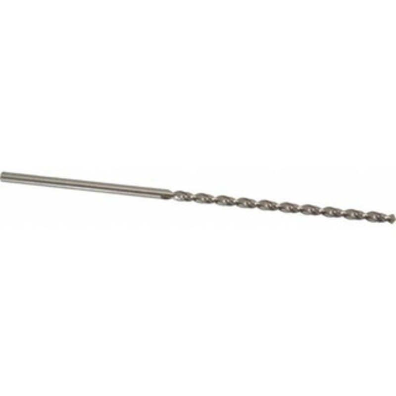 Cleveland Twist Drill #21 118 Spiral Flute High Speed Steel Taper Length Drill Bit Bright Finish, 3-3/8 Flute Length, 5-3/4 OAL, Standard Point, Straight Shank, Series 2550 C09157 – 63728216