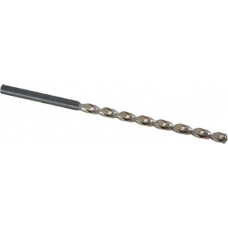 Guhring #1 130 Parabolic Flute Cobalt Taper Length Drill Bit Bright Finish, 3-19/32 Flute Length, 5-15/32 OAL, Standard Point, Straight Shank, Series 336 9003360057900 – 85768018