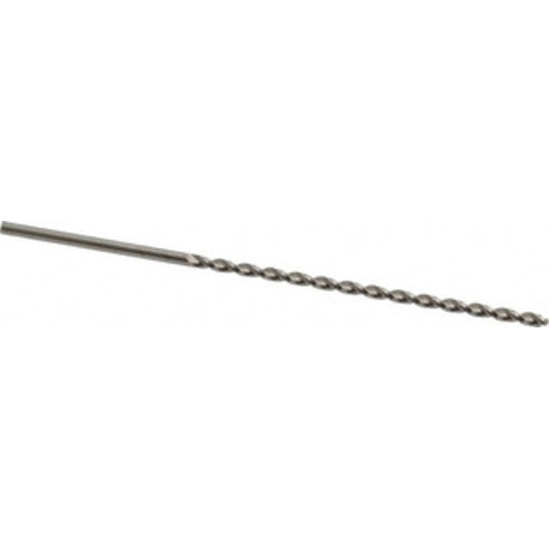 Guhring #45 130 Parabolic Flute High Speed Steel Taper Length Drill Bit Bright Finish, 2-7/32 Flute Length, 3-11/32 OAL, Standard Point, Straight Shank, Series 535 9005350020800 – 85765451