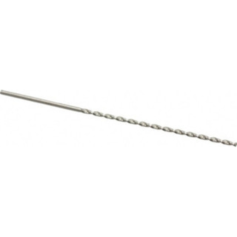 Guhring #53 130 Parabolic Flute High Speed Steel Taper Length Drill Bit Bright Finish, 1-31/32 Flute Length, 3 OAL, Standard Point, Straight Shank, Series 501 9005010015100 – 85771533
