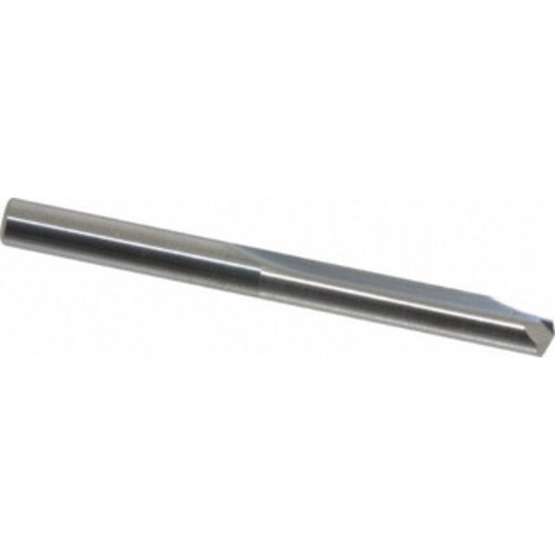 Hertel #7, 0.201, 140 Point, Solid Carbide Straight Flute Drill Bit Bright Finish, 1-3/16 Flute Length, 2-1/4 OAL 83246603 – 83246603