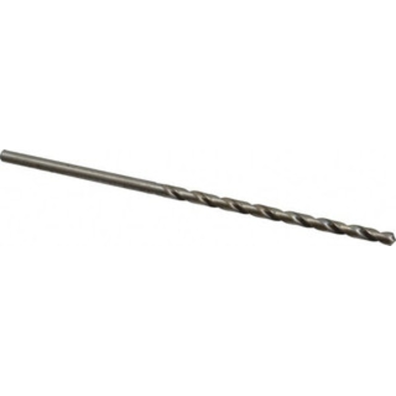 Precision Twist Drill #11 118 Spiral Flute High Speed Steel Taper Length Drill Bit Bright Finish, 3-5/8 Flute Length, 6 OAL, Standard Point, Straight Shank, Series R52 052011 – 78558376