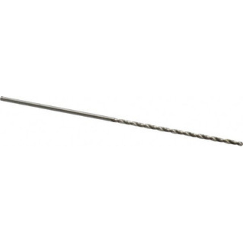 Precision Twist Drill #47 118 Spiral Flute High Speed Steel Taper Length Drill Bit Bright Finish, 2-1/4 Flute Length, 4-1/4 OAL, Standard Point, Straight Shank, Series R52 052047 – 78558731