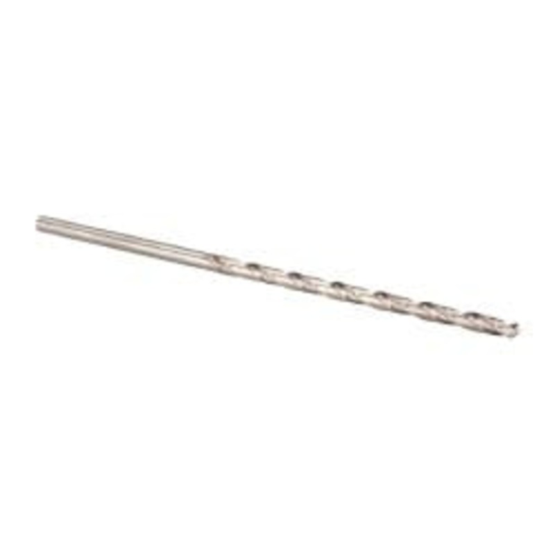 Value Collection #8 118 Spiral Flute High Speed Steel Taper Length Drill Bit Oxide Finish, 3-5/8 Flute Length, 6 OAL, Standard Point, Straight Shank 01408087 – 01408087