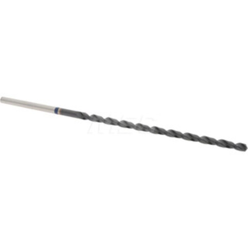 Accupro #39 118 Spiral Flute Vanadium High Speed Steel Taper Length Drill Bit TiAlN Finish, 62mm Flute Length, 95mm OAL, Split Point, Straight Shank 1BT0253-AC – 05494505