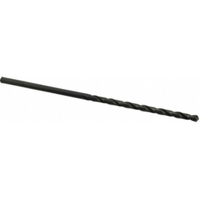 Chicago-Latrobe #15 118 Spiral Flute High Speed Steel Taper Length Drill Bit Oxide Finish, 3-3/8 Flute Length, 5-3/4 OAL, Standard Point, Straight Shank, Series 120 50305 – 81408155