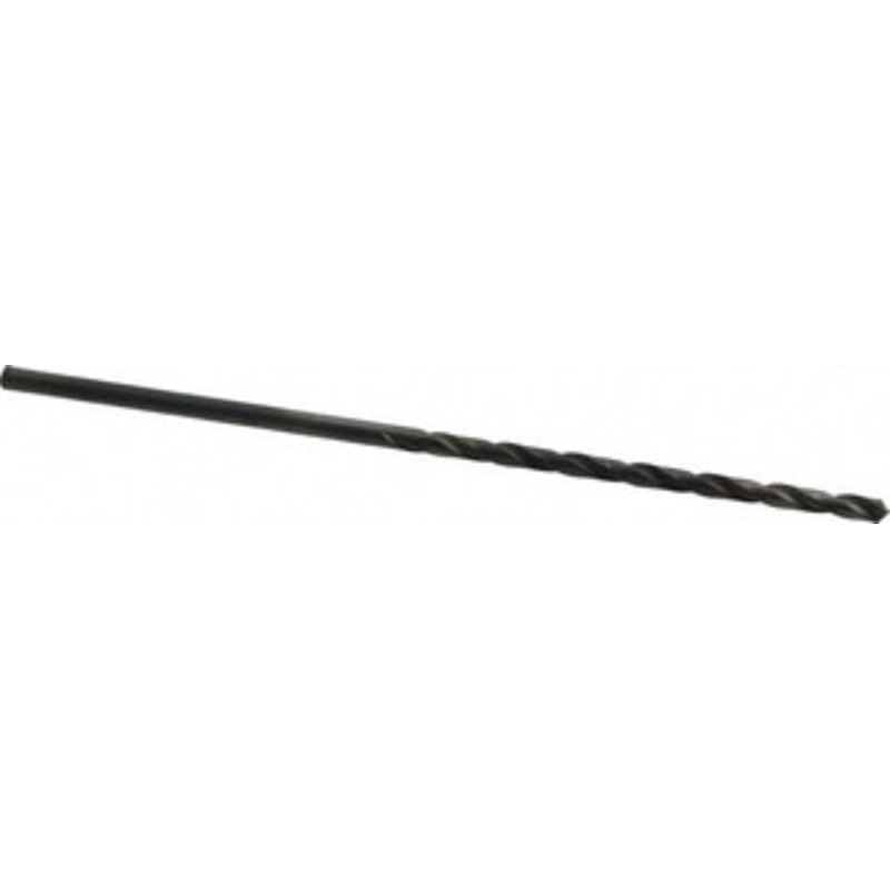 Chicago-Latrobe #25 118 Spiral Flute High Speed Steel Taper Length Drill Bit Oxide Finish, 3 Flute Length, 5-3/8 OAL, Standard Point, Straight Shank, Series 120 50315 – 81408254