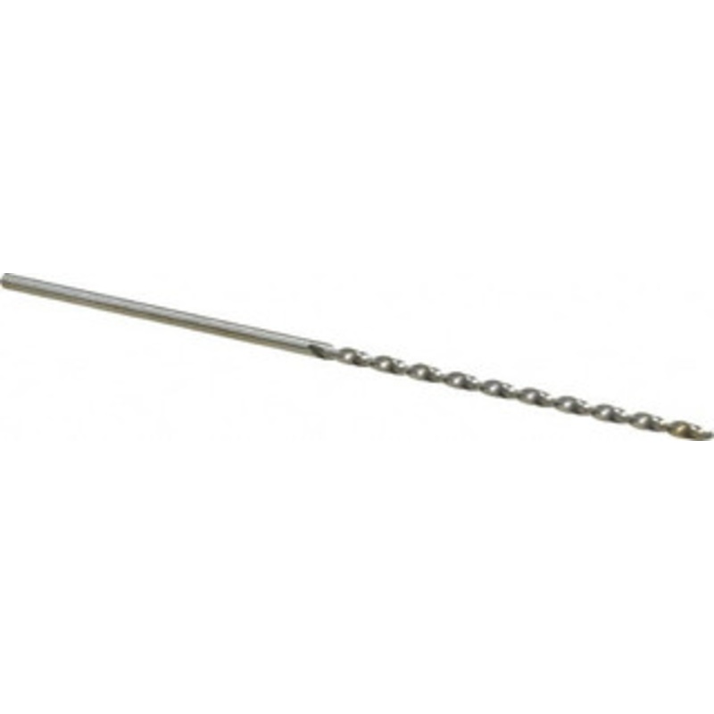 Chicago-Latrobe #38 118 Spiral Flute High Speed Steel Taper Length Drill Bit Bright Finish, 2-1/2 Flute Length, 4-5/8 OAL, Standard Point, Straight Shank, Series 120B 50248 – 81555385
