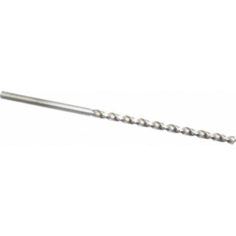 Chicago-Latrobe #7 118 Spiral Flute High Speed Steel Taper Length Drill Bit Bright Finish, 3-5/8 Flute Length, 6 OAL, Standard Point, Straight Shank, Series 120B 50217 – 81555070