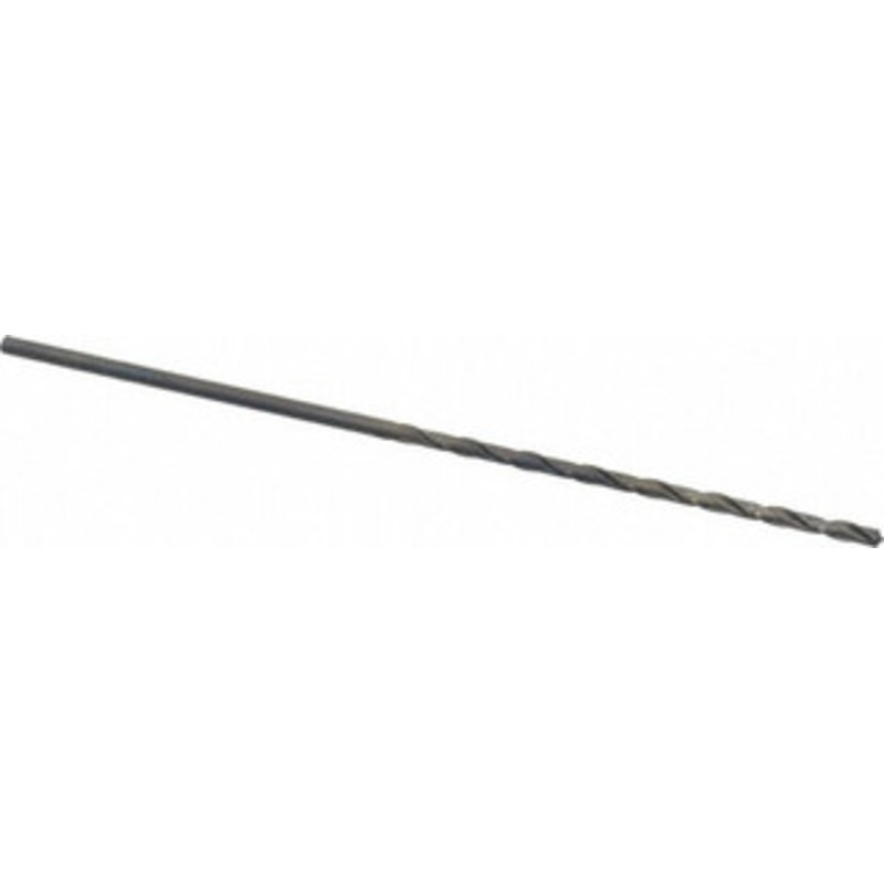 Cleveland Twist Drill #40 118 Spiral Flute High Speed Steel Taper Length Drill Bit Oxide Finish, 2-1/2 Flute Length, 4-5/8 OAL, Standard Point, Straight Shank, Series 2510 C08646 – 63725402