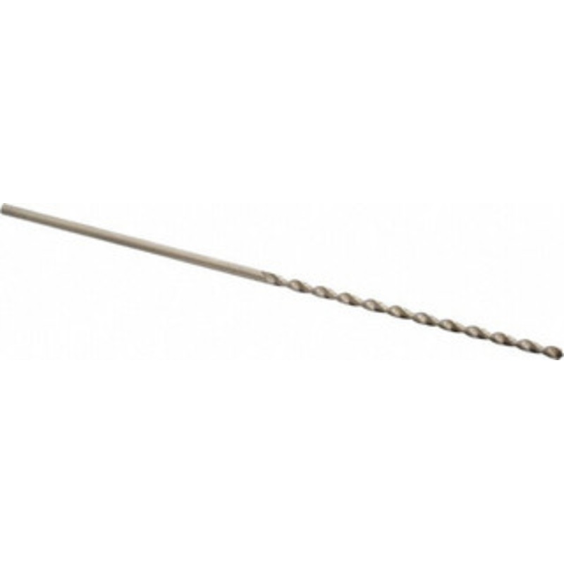 Cleveland Twist Drill #46 118 Spiral Flute High Speed Steel Taper Length Drill Bit Bright Finish, 2-1/4 Flute Length, 4-1/4 OAL, Standard Point, Straight Shank, Series 2550 C09100 – 63728463