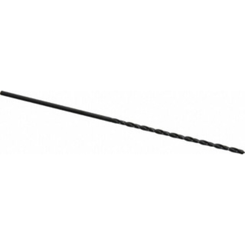 Cleveland Twist Drill #46 118 Spiral Flute High Speed Steel Taper Length Drill Bit Oxide Finish, 2-1/4 Flute Length, 4-1/4 OAL, Standard Point, Straight Shank, Series 2510 C08631 – 63725469