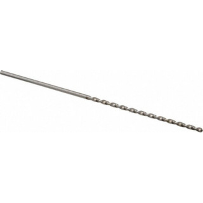 Cleveland Twist Drill #49 118 Spiral Flute High Speed Steel Taper Length Drill Bit Bright Finish, 2 Flute Length, 3-3/4 OAL, Standard Point, Straight Shank, Series 2550 C09092 – 63728497