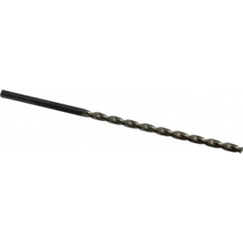 Guhring #25 130 Parabolic Flute High Speed Steel Taper Length Drill Bit Bright Finish, 3-1/16 Flute Length, 4-11/16 OAL, Standard Point, Straight Shank, Series 535 9005350038000 – 85765253