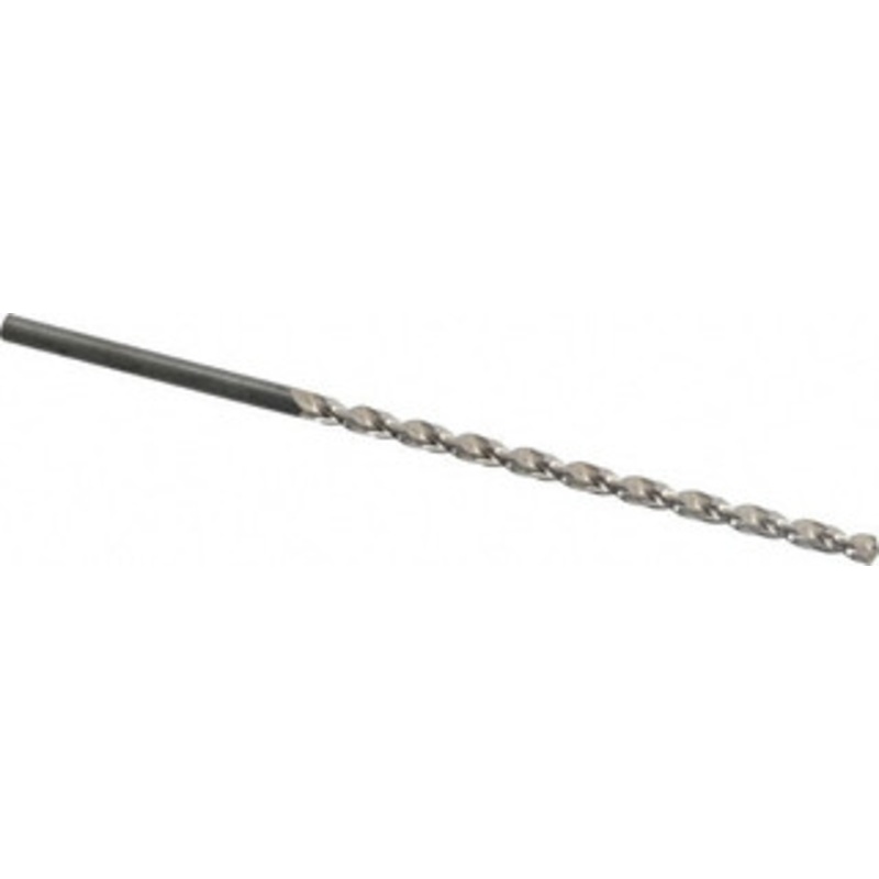 Guhring #28 130 Parabolic Flute High Speed Steel Taper Length Drill Bit Bright Finish, 2-7/8 Flute Length, 4-13/32 OAL, Standard Point, Straight Shank, Series 501 9005010035700 – 85772093