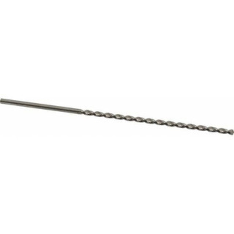 Guhring #49 130 Parabolic Flute High Speed Steel Taper Length Drill Bit Bright Finish, 2-3/32 Flute Length, 3-5/32 OAL, Standard Point, Straight Shank, Series 535 9005350018500 – 85765493