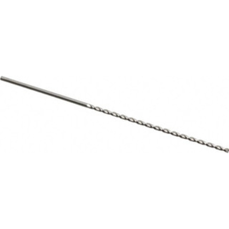 Guhring #57 130 Parabolic Flute High Speed Steel Taper Length Drill Bit Bright Finish, 1-15/32 Flute Length, 2-3/8 OAL, Standard Point, Straight Shank, Series 535 9005350010900 – 85765576