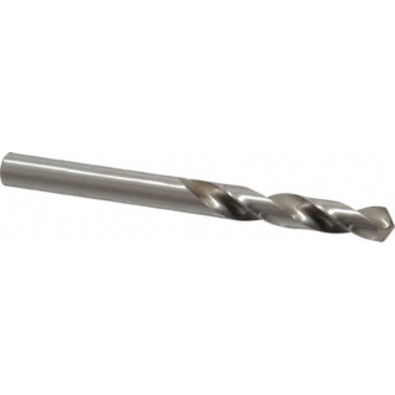 Precision Twist Drill #3 118 Spiral Flute High Speed Steel Screw Machine Drill Bit Bright Finish, Right Hand Cut, 1-1/4 Flute Length, 2-3/8 OAL, Standard Point, Straight Shank 041003 – 78545381