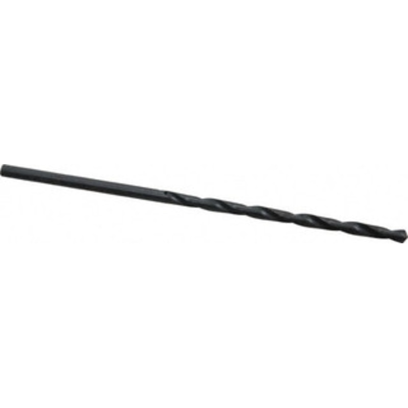 Value Collection #11 118 Spiral Flute High Speed Steel Taper Length Drill Bit Oxide Finish, 3-5/8 Flute Length, 6 OAL, Standard Point, Straight Shank 01408111 – 01408111