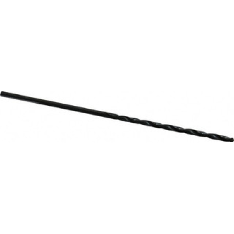 Value Collection #36 118 Spiral Flute High Speed Steel Taper Length Drill Bit Oxide Finish, 2-1/2 Flute Length, 4-5/8 OAL, Standard Point, Straight Shank 01408368 – 01408368