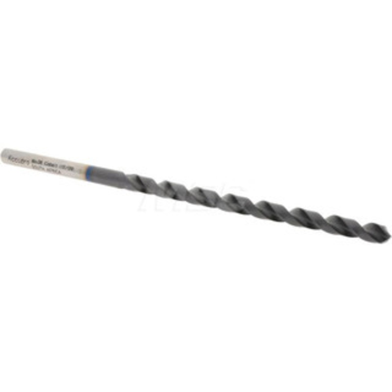 Accupro #6 118 Spiral Flute Vanadium High Speed Steel Taper Length Drill Bit TiAlN Finish, 87mm Flute Length, 132mm OAL, Faceted Point, Straight Shank 1BT0518-AC – 05494992