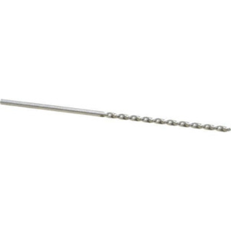 Chicago-Latrobe #30 118 Spiral Flute High Speed Steel Taper Length Drill Bit Bright Finish, 3 Flute Length, 5-3/8 OAL, Standard Point, Straight Shank, Series 120B 50240 – 81555302