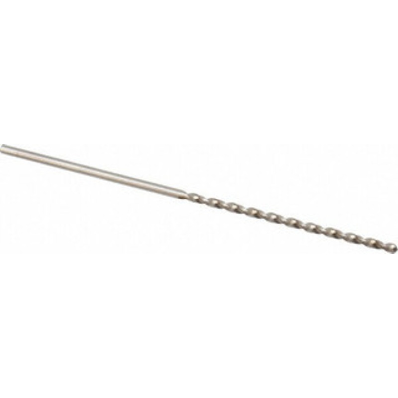 Chicago-Latrobe #32 118 Spiral Flute High Speed Steel Taper Length Drill Bit Bright Finish, 2-3/4 Flute Length, 5-1/8 OAL, Standard Point, Straight Shank, Series 120B 50242 – 81555328