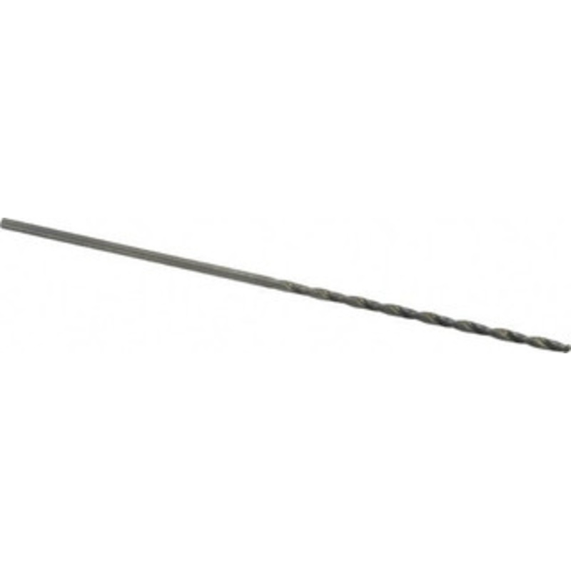 Cleveland Twist Drill #49 118 Spiral Flute High Speed Steel Taper Length Drill Bit Oxide Finish, 2 Flute Length, 3-3/4 OAL, Standard Point, Straight Shank, Series 2510 C08623 – 63725493