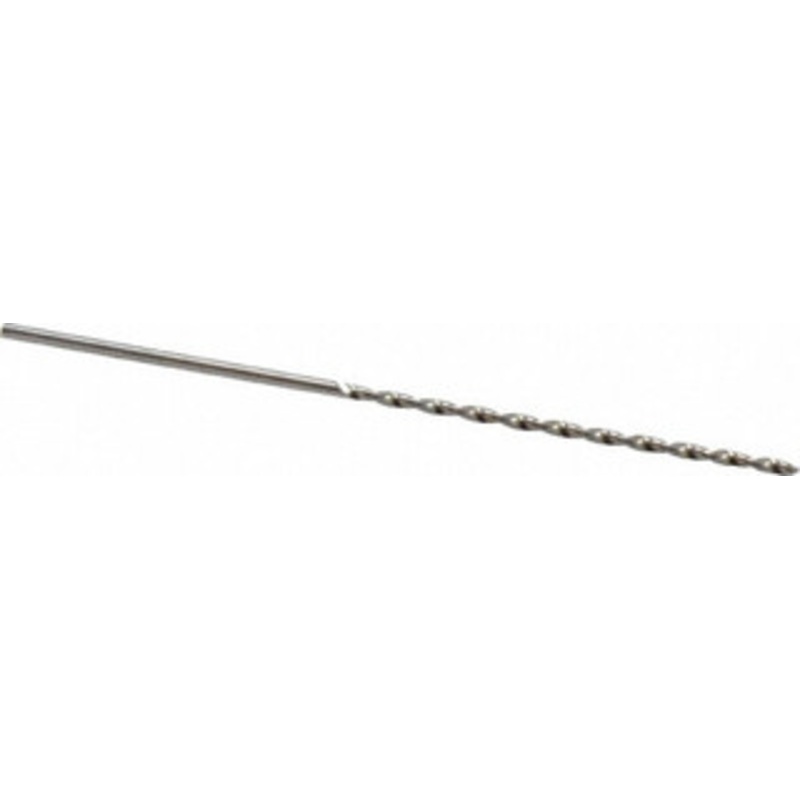 Cleveland Twist Drill #53 118 Spiral Flute High Speed Steel Taper Length Drill Bit Bright Finish, 1-3/4 Flute Length, 3 OAL, Standard Point, Straight Shank, Series 2550 C09080 – 63728539