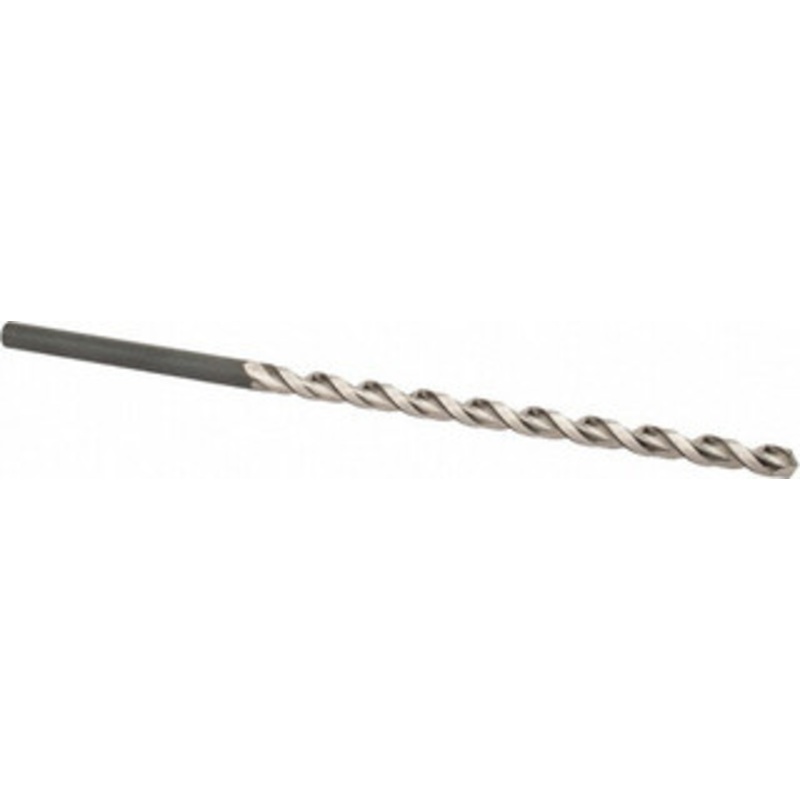 Guhring #22 130 Parabolic Flute High Speed Steel Taper Length Drill Bit Bright Finish, 3-1/16 Flute Length, 4-11/16 OAL, Standard Point, Straight Shank, Series 535 9005350039900 – 85765220