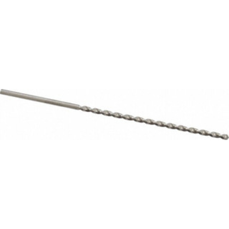 Guhring #45 130 Parabolic Flute Cobalt Taper Length Drill Bit Bright Finish, 2-7/32 Flute Length, 3-11/32 OAL, Standard Point, Straight Shank, Series 336 9003360020800 – 85768455