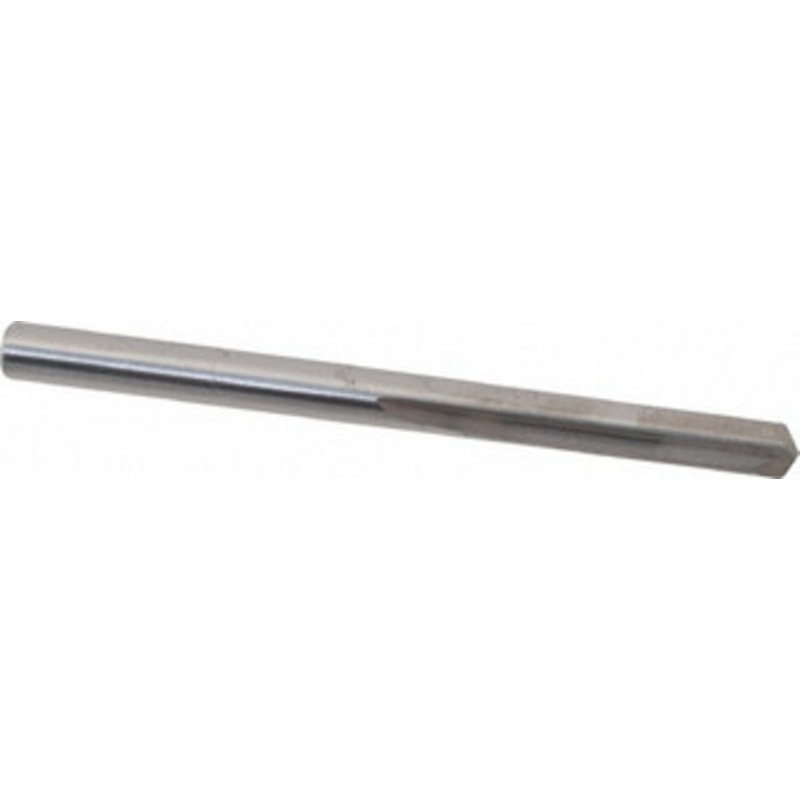 Hertel #23, 0.154, 140 Point, Solid Carbide Straight Flute Drill Bit Bright Finish, 1 Flute Length, 2-1/16 OAL 83246447 – 83246447