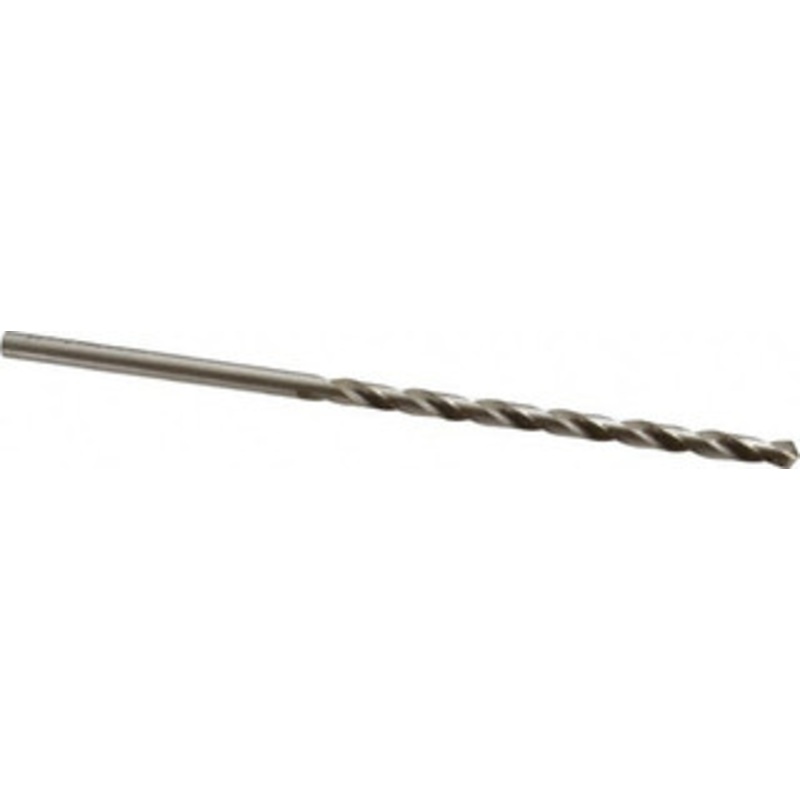 Precision Twist Drill #3 118 Spiral Flute High Speed Steel Taper Length Drill Bit Bright Finish, 3-5/8 Flute Length, 6 OAL, Standard Point, Straight Shank, Series R52 052003 – 78558293