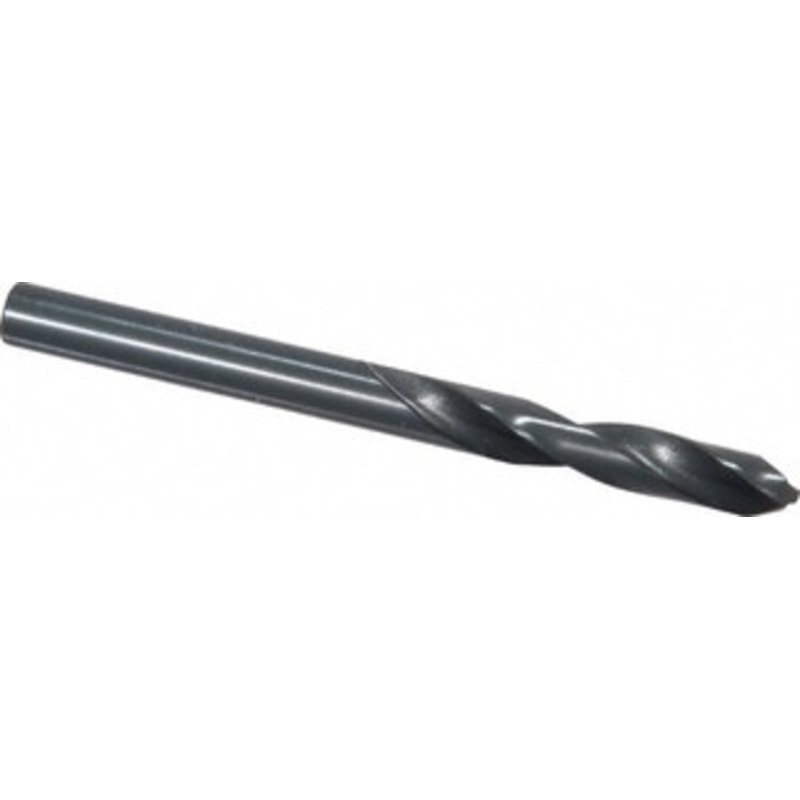 Precision Twist Drill #6 135 Spiral Flute High Speed Steel Screw Machine Drill Bit Oxide Finish, Right Hand Cut, 1-1/4 Flute Length, 2-3/8 OAL, Split Point, Straight Shank 041806 – 78547767