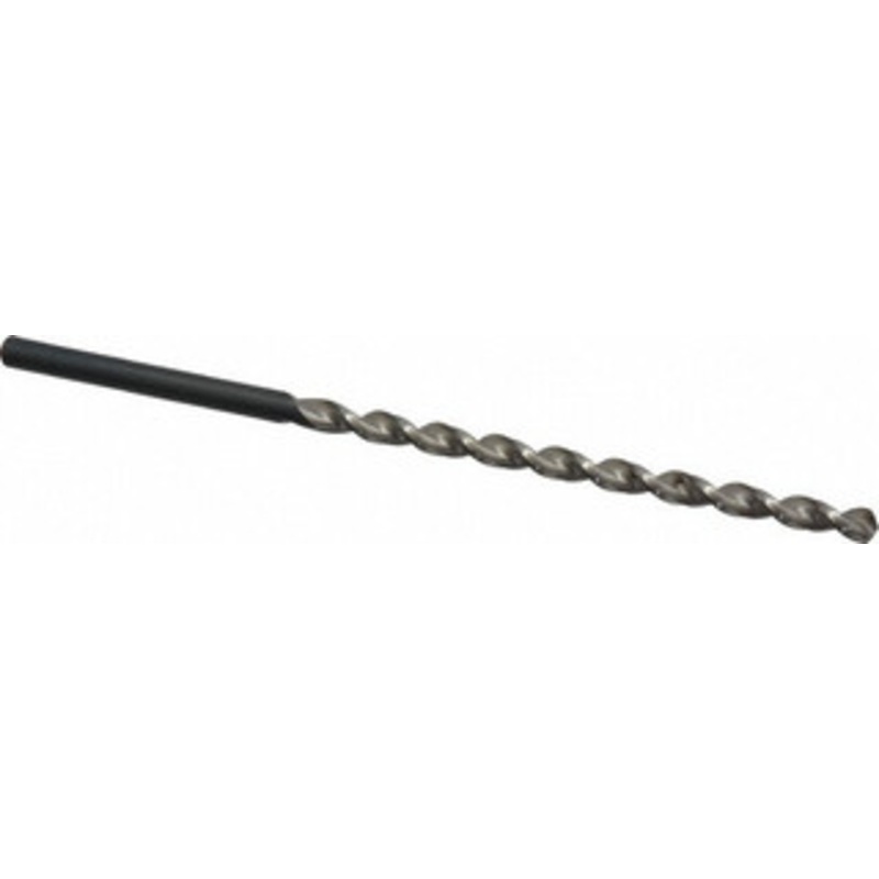 Walter Titex #9 130 Parabolic Flute High Speed Steel Taper Length Drill Bit Oxide Finish, 3-7/16 Flute Length, 5-3/16 OAL, Standard Point, Straight Shank, Series A1522 5154111 – 01466093