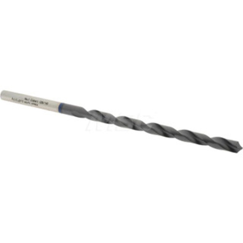 Accupro #1 118 Spiral Flute Vanadium High Speed Steel Taper Length Drill Bit TiAlN Finish, 91mm Flute Length, 139mm OAL, Faceted Point, Straight Shank 1BT0579-AC – 05495064