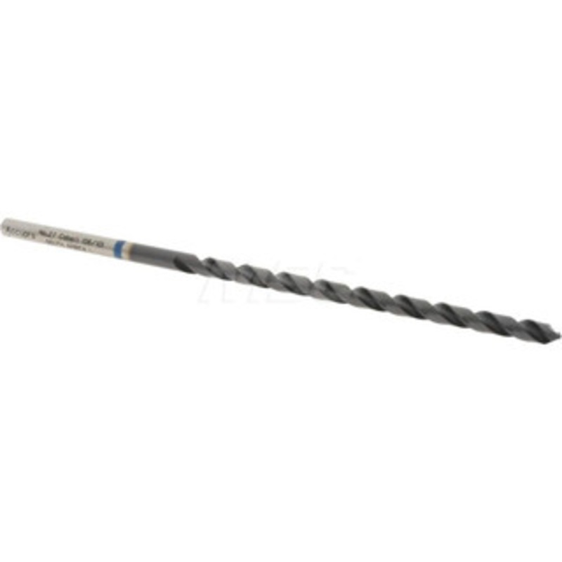 Accupro #27 118 Spiral Flute Vanadium High Speed Steel Taper Length Drill Bit TiAlN Finish, 73mm Flute Length, 112mm OAL, Split Point, Straight Shank 1BT0366-AC – 05494687