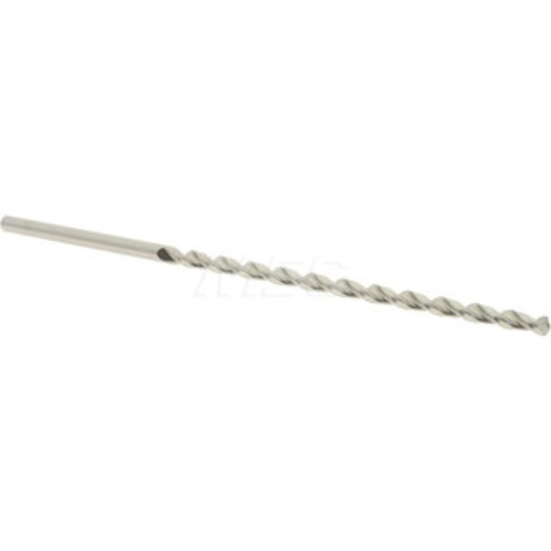 Accupro #32 130 Parabolic Flute Vanadium High Speed Steel Taper Length Drill Bit Bright Finish, 2-19/32 Flute Length, 3-15/16 OAL, Split Point, Straight Shank 1100295-AC – 85945996